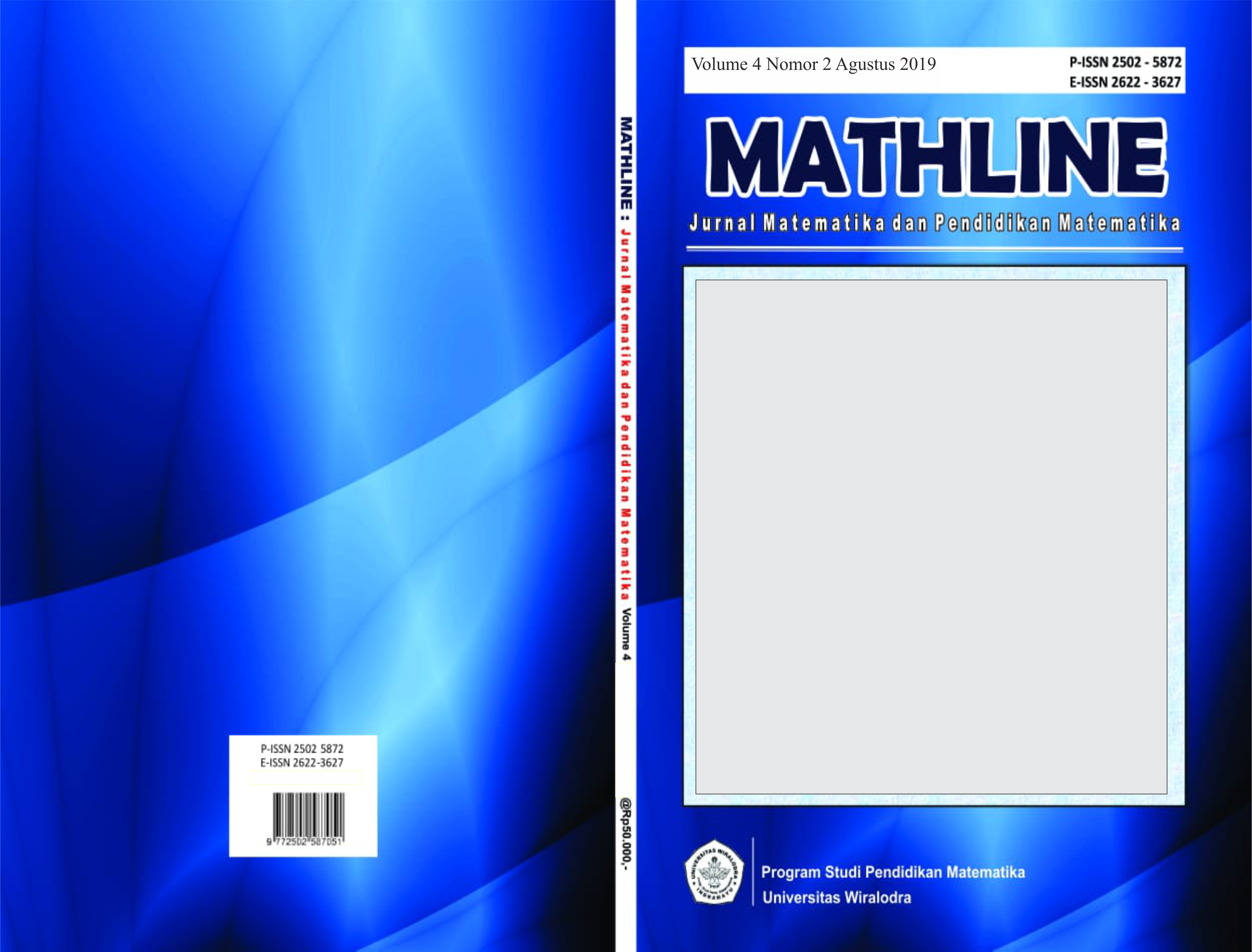 					View Vol. 4 No. 2 (2019): Mathline
				